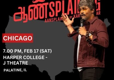 stand-up comedy in Chicago By Karthik Kumar( KK)