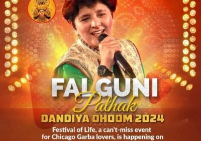 Celebrate Garba And Dandia Events With Falguni Pathak @ Chicago